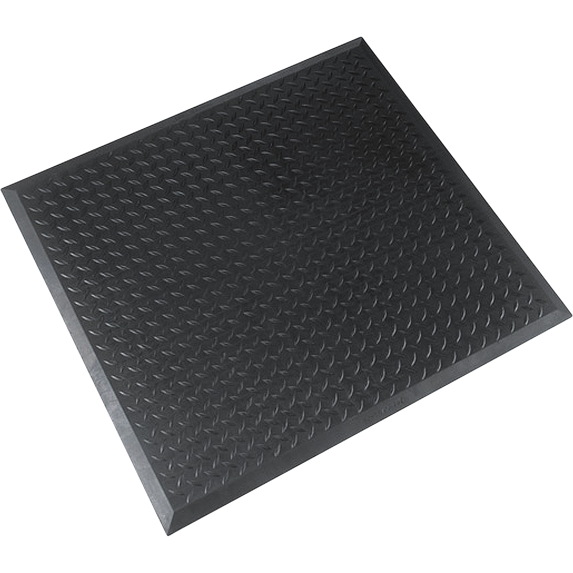 NoTrax Diamond Top Interlock Floor Mat, 36in. x 31in. Single, Black, Model# 545S3631BL